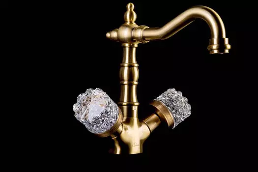 Смеситель для раковины Boheme Crystal 312-CRST