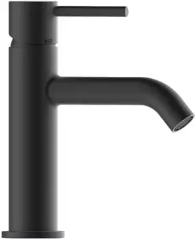 Смеситель для раковины Bossini Teo Z00701.073 c донным клапаном, черный матовый