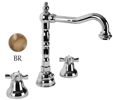 Смеситель для раковины бронза Cezares Lord LORD-BLS2-02