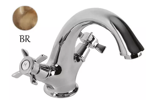 Смеситель для раковины бронза Cezares Lord LORD-LS1-02