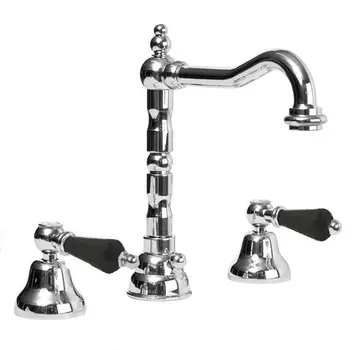 Смеситель для раковины хром, ручки Swarovski Nero Cezares Diamond DIAMOND-BLS2-01-Sw-N