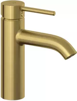 Смеситель для раковины Kludi Bozz 38282N076 без донного клапана, золотой матовый