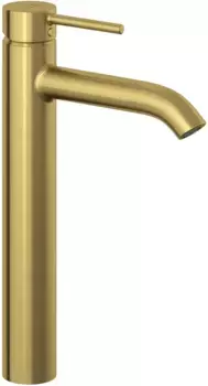 Смеситель для раковины Kludi Bozz 38286N076 без донного клапана, золотой матовый