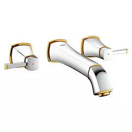 Смеситель для раковины на 3 отверстия, вынос 177 мм Grohe Grandera 20414IG0