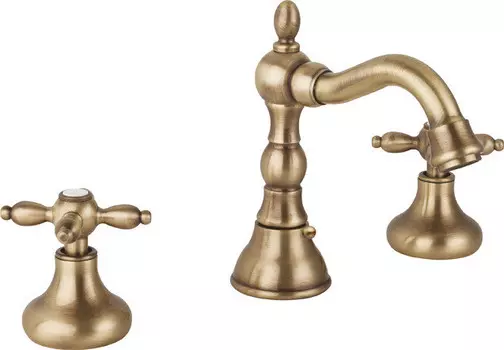 Смеситель для раковины на три отверстия бронза Cezares Atlantis-Nostalgia ATLANTIS-NOSTALGIA-BLS2-02