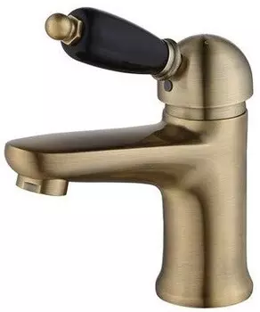 Смеситель для раковины с донным клапаном Caprigo Adria Uno Black Edition 02B-522-vot