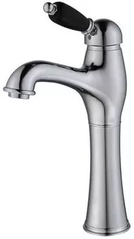 Смеситель для раковины с донным клапаном Caprigo Adria Uno Black Edition 02B-525-crm