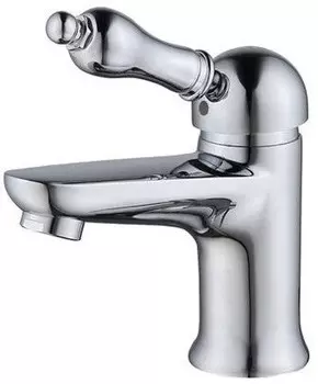 Смеситель для раковины с донным клапаном Caprigo Adria Uno Metal Edition 02M-522-crm