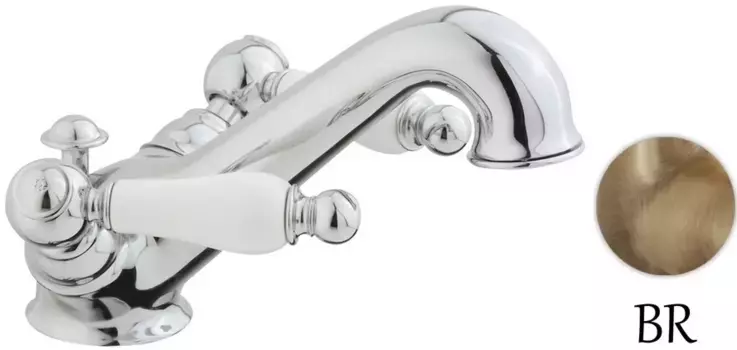 Смеситель для раковины с донным клапаном Cisal Arcana Toscana TS00051027