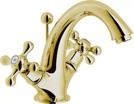 Смеситель для раковины с донным клапаном Nobili Grazia GRC5118/6GDP