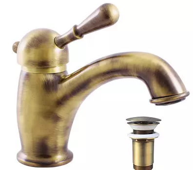 Смеситель для раковины с донным клапаном Rav Slezak Labe L427.5SM