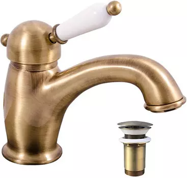 Смеситель для раковины с донным клапаном Rav Slezak Labe L527.5SM