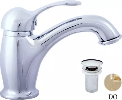 Смеситель для раковины с донным клапаном Rav Slezak Labe L027.5KZ