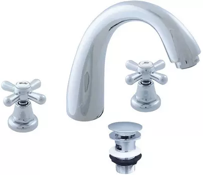 Смеситель для раковины с донным клапаном Rav Slezak Morava Retro MK133.5