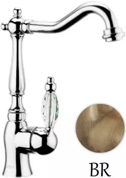 Смеситель для раковины с донным клапаном Webert Alexandra AL831802065