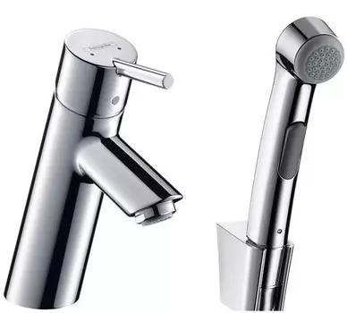 Смеситель для раковины с гигиеническим душем 80 без донного клапана Hansgrohe Talis S2 32140000