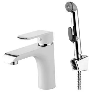 Смеситель для раковины с гигиеническим душем IDDIS Calipso CALSB00i08