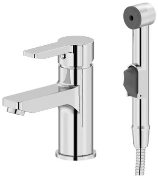 Смеситель для раковины с гигиеническим душем IDDIS Sena SENSB00i08