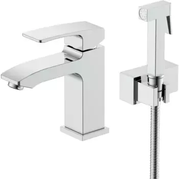 Смеситель для раковины с гигиеническим душем Raglo R01.12 хром