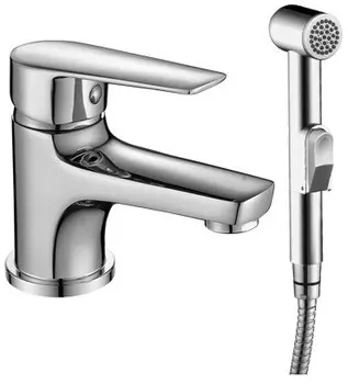 Смеситель для раковины с гигиеническим душем Rossinka S S35-15