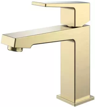 Смеситель для раковины Splenka S01.10.03 золотой матовый