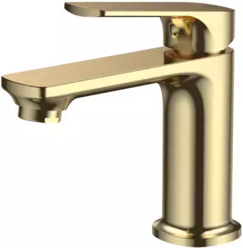 Смеситель для раковины Splenka S30.10.03 золотой матовый