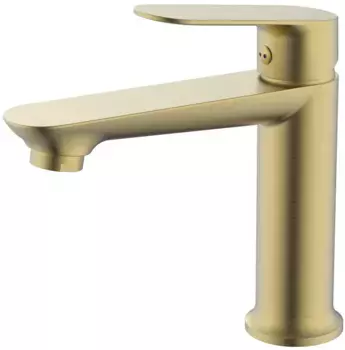 Смеситель для раковины Splenka S41.10.03 золотой матовый