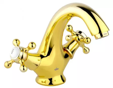 Смеситель для раковины Timo Nelson 1911F gold