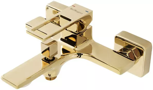 Смеситель для ванны BelBagno Luce LUC-VAS-ORO