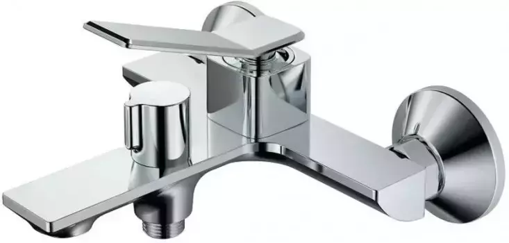 Смеситель для ванны Belz B60618 с душевым гарнитуром, хром