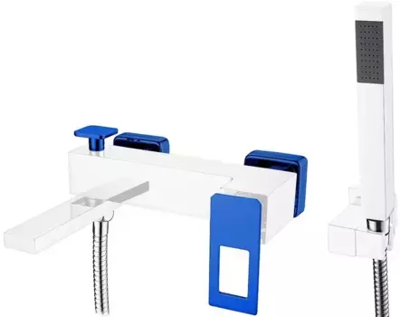 Смеситель для ванны Boheme Q 143-CRBlue