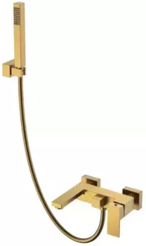 Смеситель для ванны Boheme Qubic 473-BR