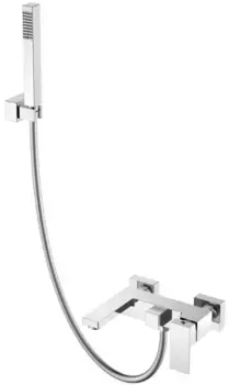 Смеситель для ванны Boheme Qubic 473-CR