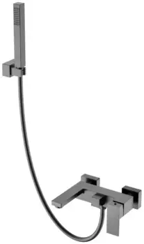 Смеситель для ванны Boheme Qubic 473-GM