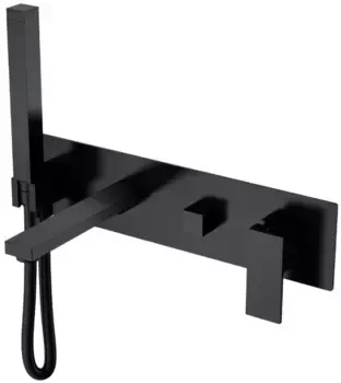 Смеситель для ванны Boheme Qubic 474-2-B