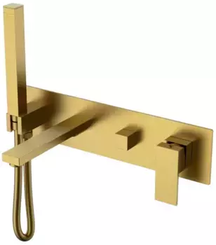 Смеситель для ванны Boheme Qubic 474-2-BR