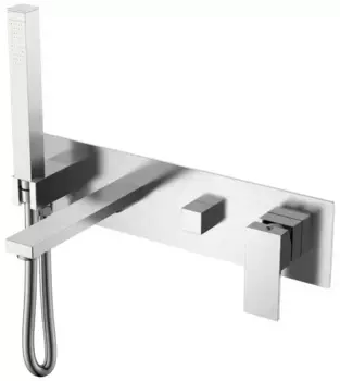 Смеситель для ванны Boheme Qubic 474-2-NB