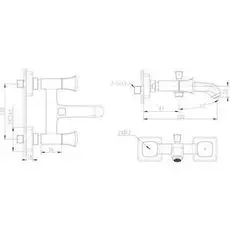 Смеситель для ванны Bravat Whirlpool F678112C-01
