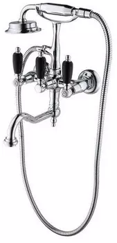 Смеситель для ванны Caprigo Adria Classic Black Edition 03B-510-crm