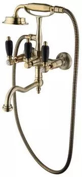 Смеситель для ванны Caprigo Adria Classic Black Edition 03B-510-vot