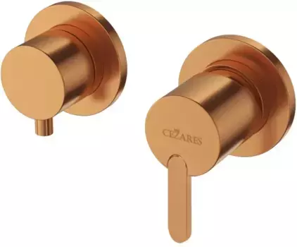 Смеситель для ванны Cezares Leaf LEAF-VDIM3-SS