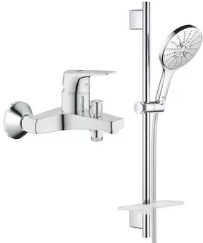 Смеситель для ванны Grohe BauFlow 23756000 + 26591000