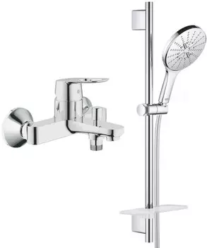 Смеситель для ванны Grohe BauLoop 23341000 + 26591000