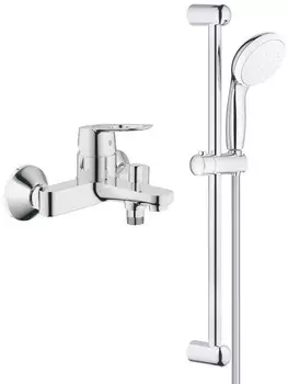 Смеситель для ванны Grohe BauLoop 23341000 + 27924001