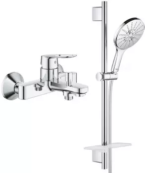 Смеситель для ванны Grohe BauLoop 23603000 + 26591000