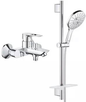 Смеситель для ванны Grohe BauLoop New 23602001 + 26591000