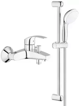 Смеситель для ванны Grohe Eurosmart 33300002 + 27924001