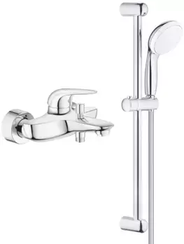 Смеситель для ванны Grohe Eurostyle 23726003 + 27924001