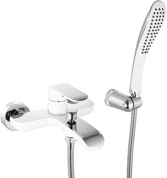 Смеситель для ванны хром/белый IDDIS CalIpso CALSB00I02