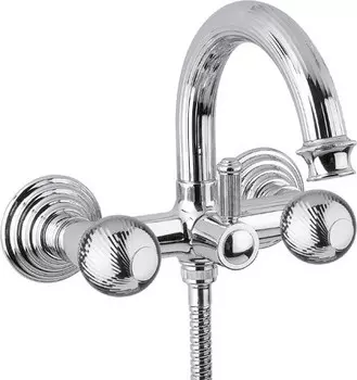 Смеситель для ванны хром, ручки металл Cezares Olimp OLIMP-VD-01-M